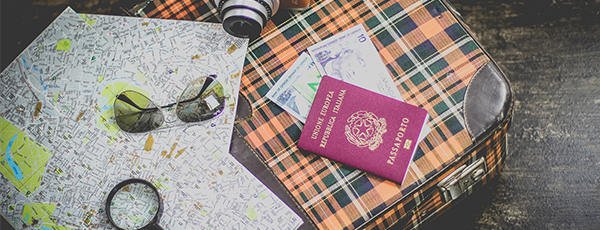 Visa to study english in uk Italian passport map London