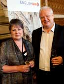 English_UK_Annual_Conference__AGM_2015_Sarah_Cooper_and_Eddie_Byers_reception